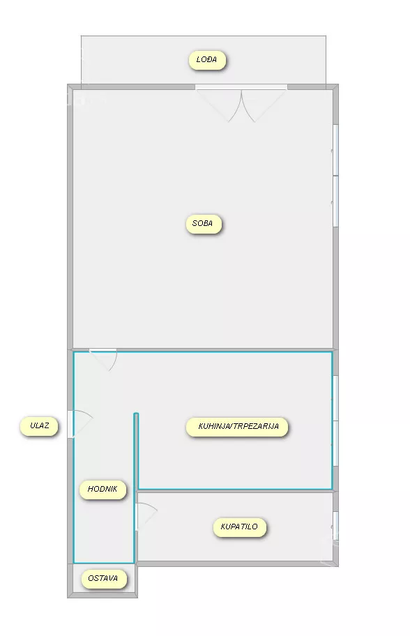Jednosoban stan | 4zida