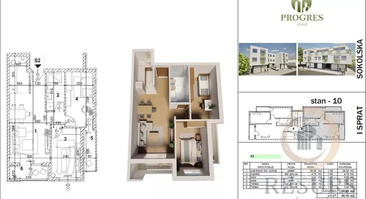 Dvoiposoban stan | 4zida