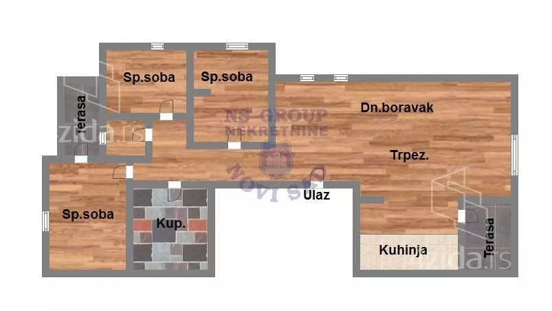 Trosoban stan | 4zida