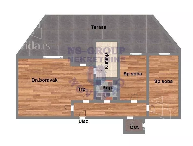 Trosoban stan | 4zida