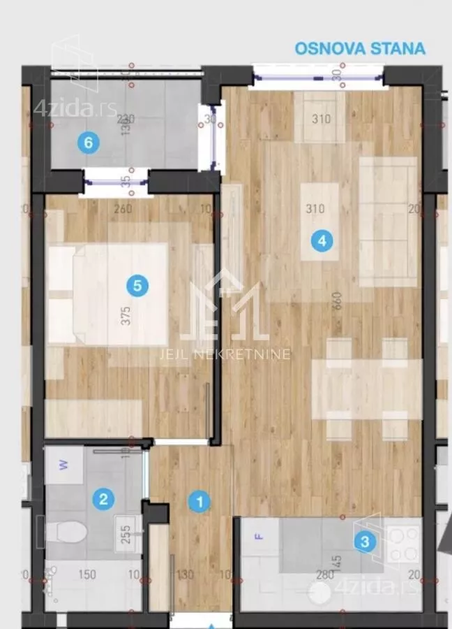 Dvosoban stan | 4zida