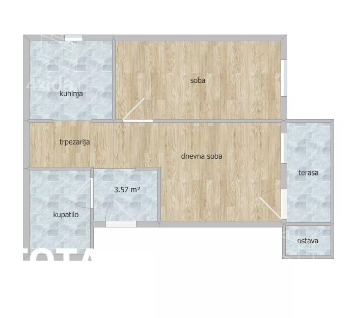 Dvosoban stan | 4zida