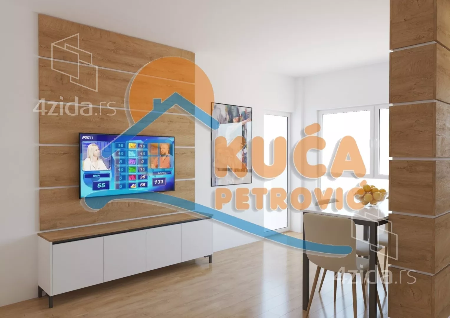 Jednoiposoban stan | 4zida