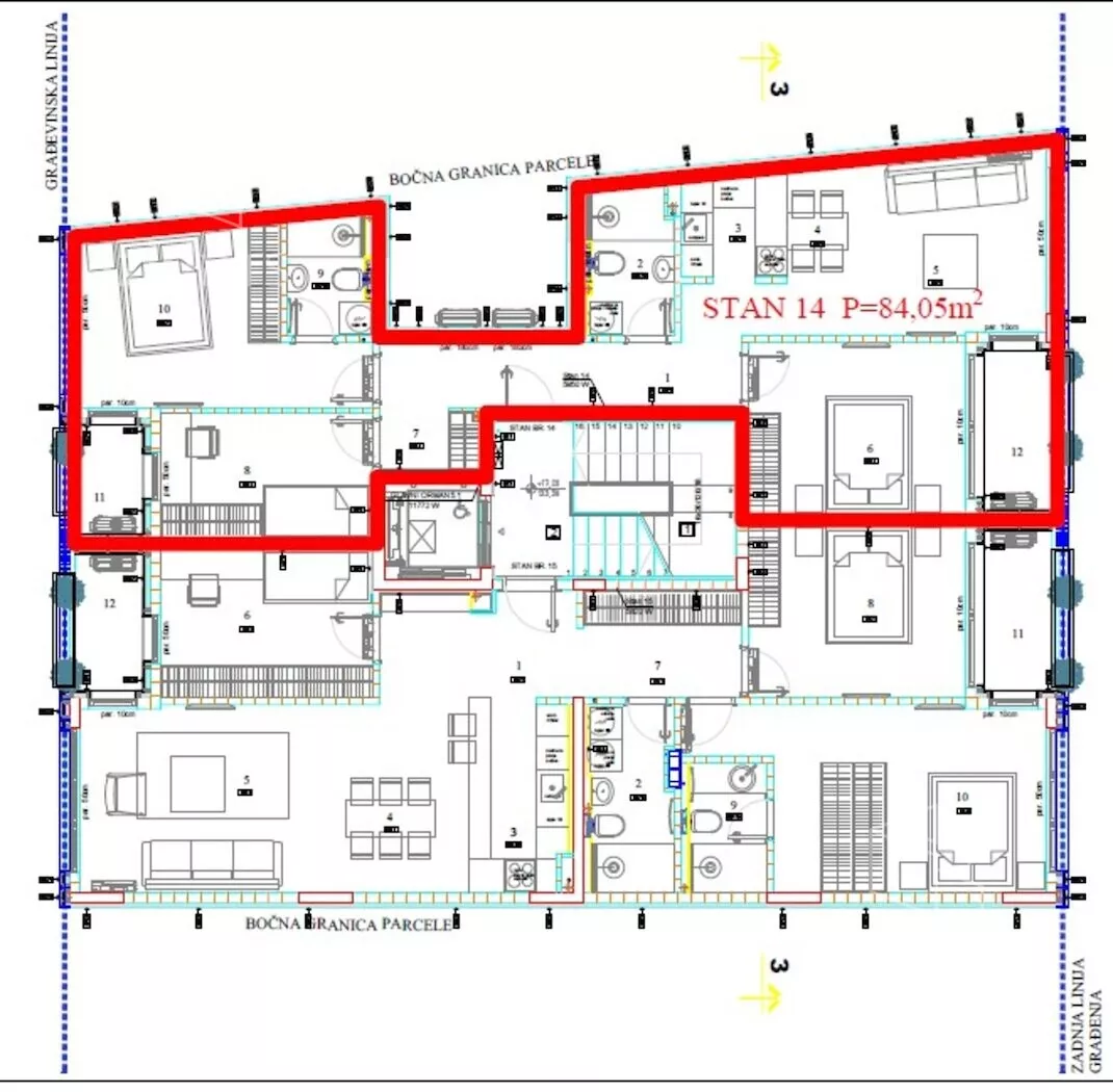 Trosoban stan | 4zida