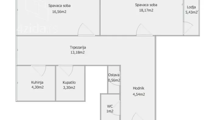 Dvosoban stan | 4zida