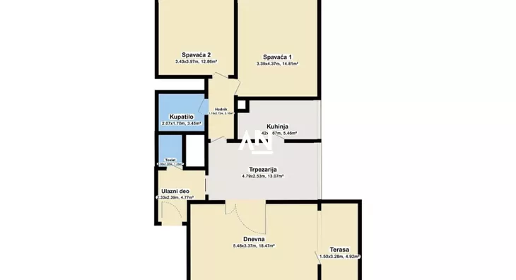 Trosoban stan | 4zida