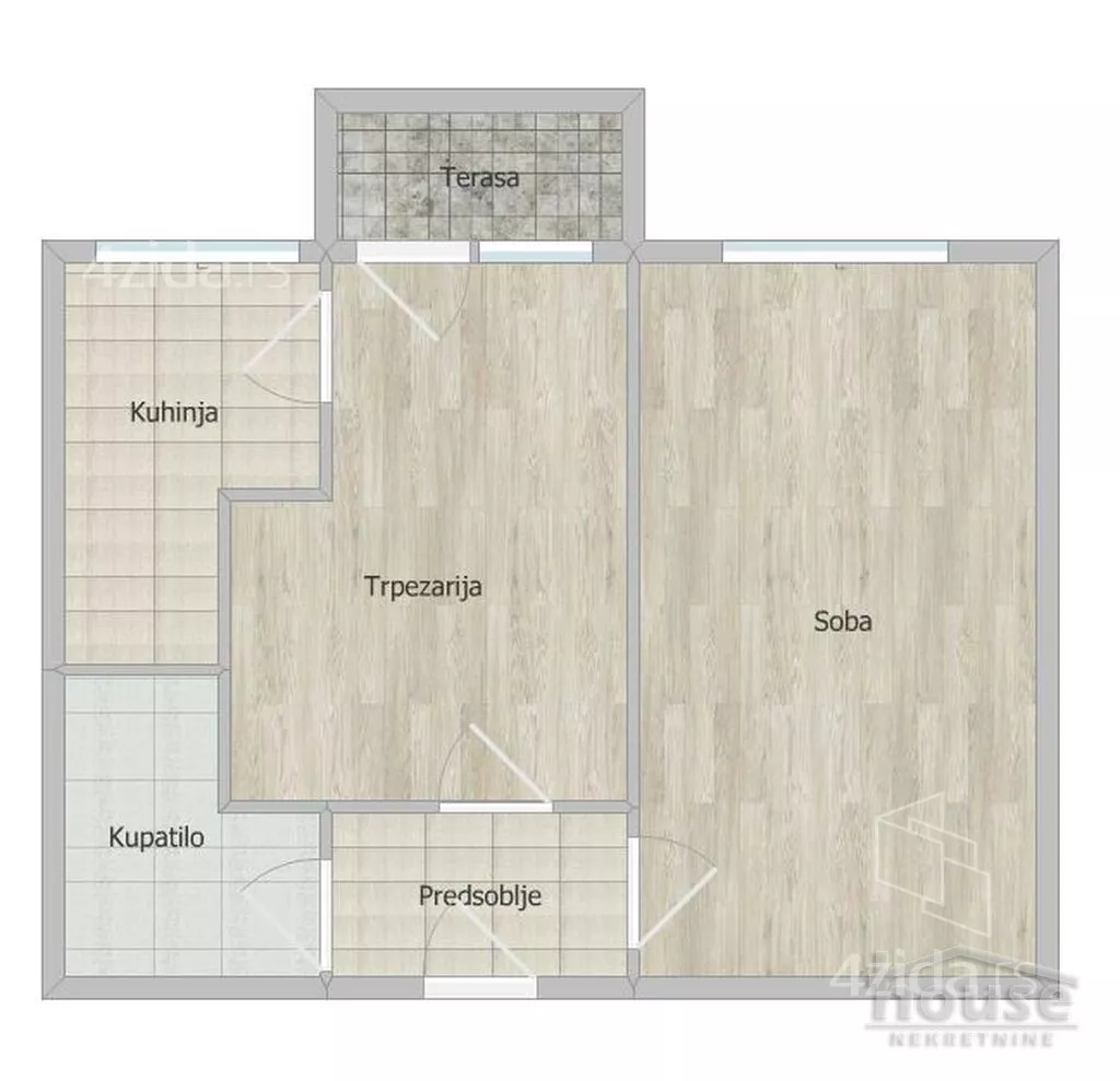 Jednosoban stan | 4zida