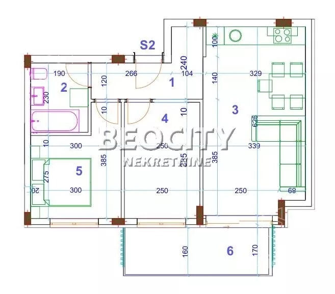 Trosoban stan | 4zida