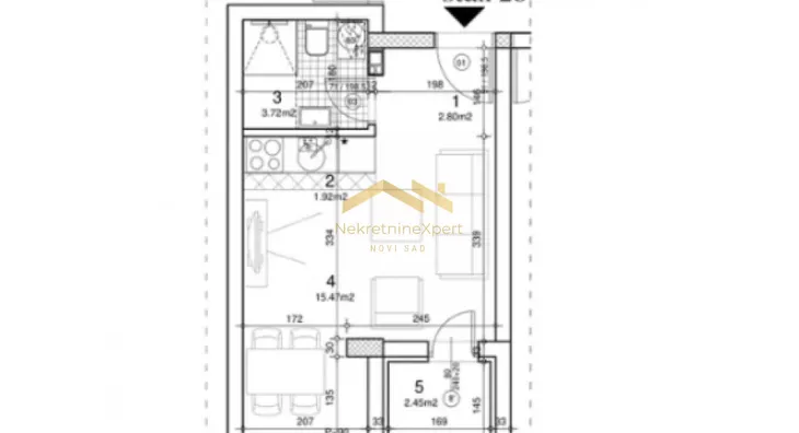 Jednosoban stan | 4zida
