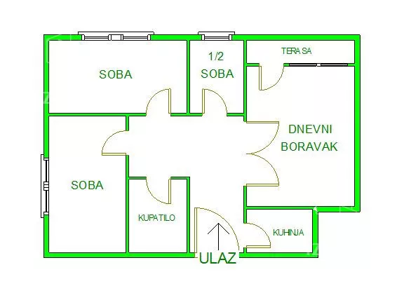 Troiposoban stan | 4zida