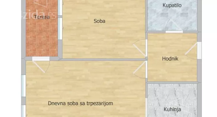 Dvosoban stan | 4zida