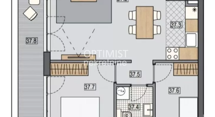 Trosoban stan | 4zida