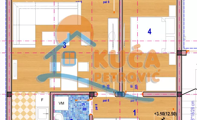 Jednoiposoban stan | 4zida