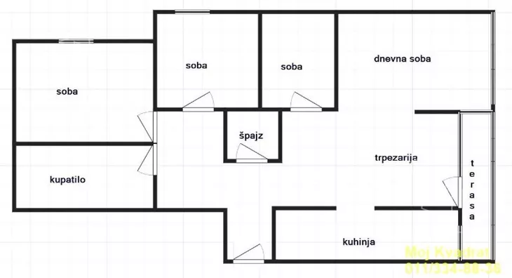 Troiposoban stan | 4zida
