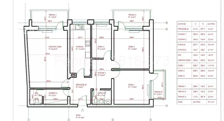 Troiposoban stan | 4zida