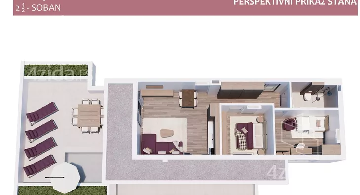 Dvoiposoban stan | 4zida