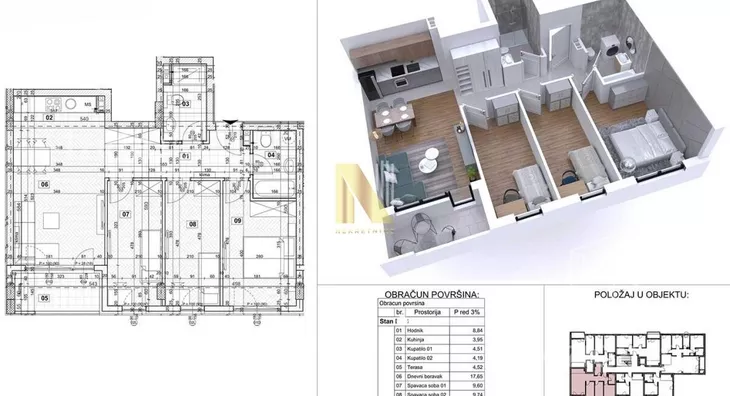 Četvorosoban stan | 4zida