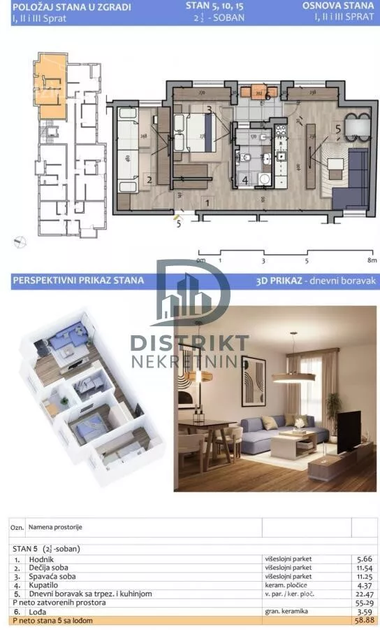 Dvoiposoban stan | 4zida