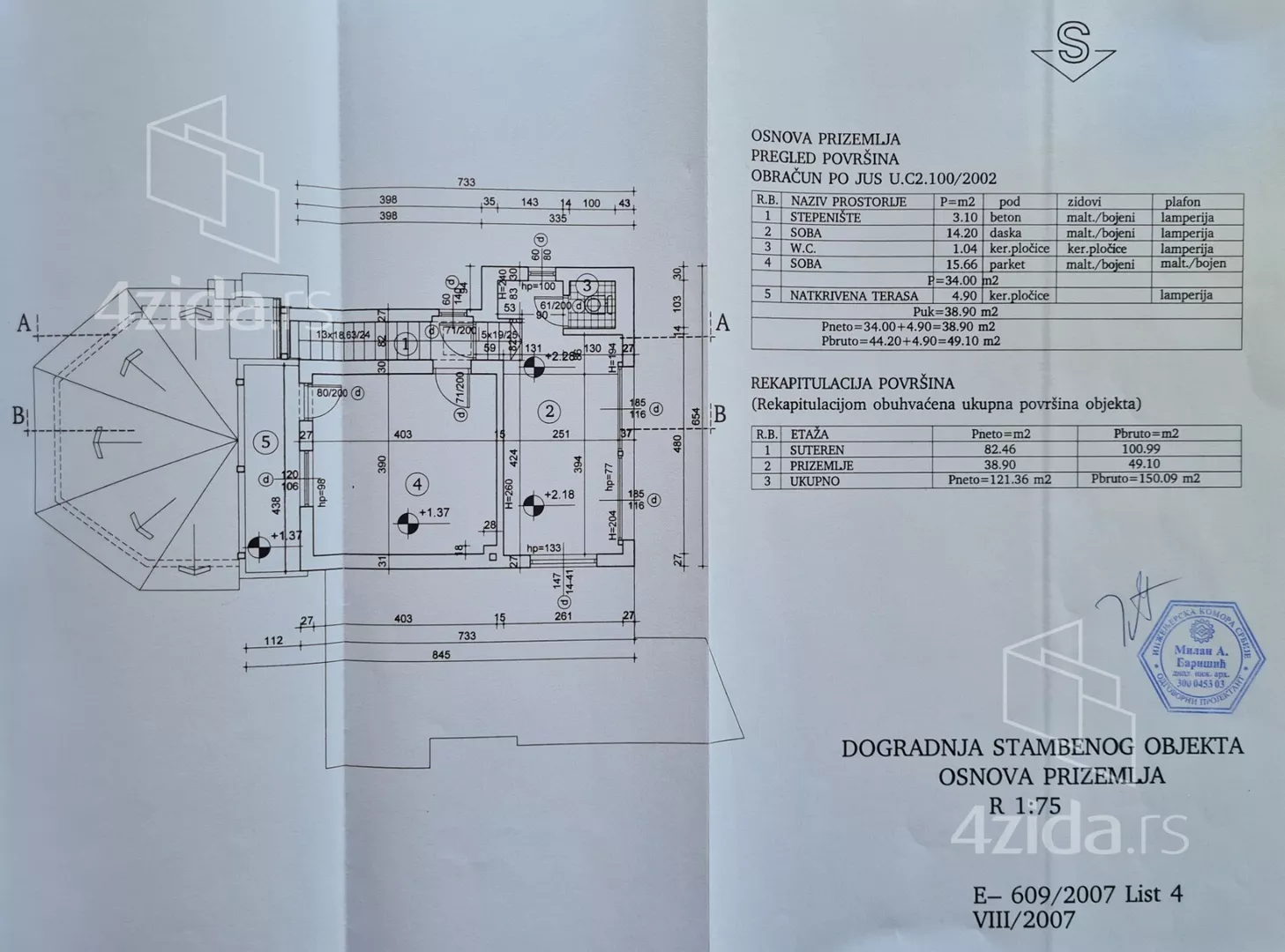 2-etažna kuća | 4zida