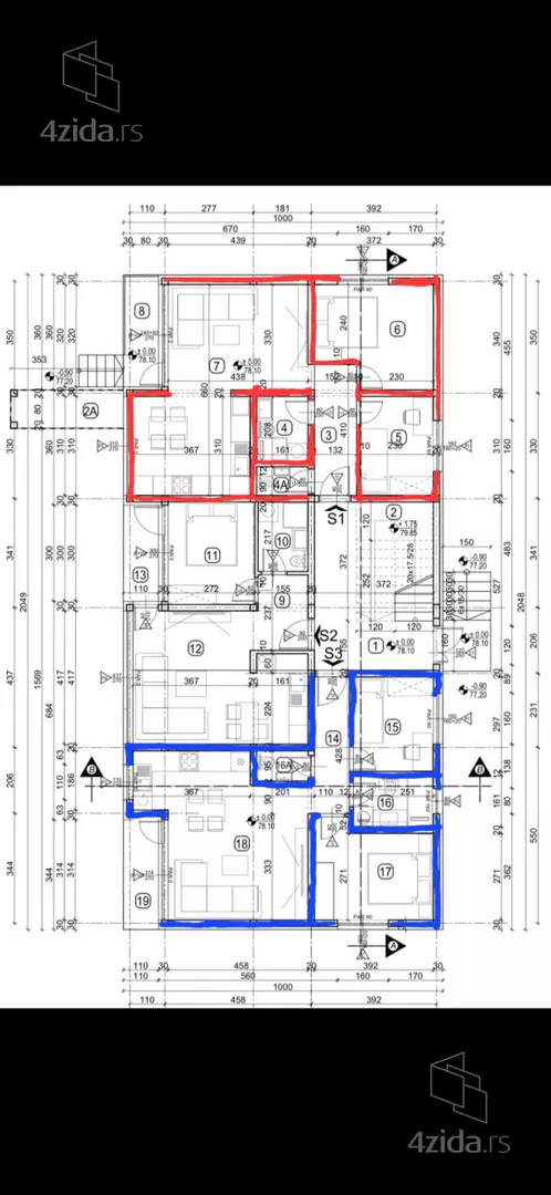 Trosoban stan | 4zida