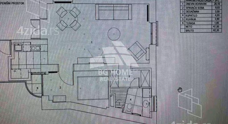 Jednoiposoban stan | 4zida