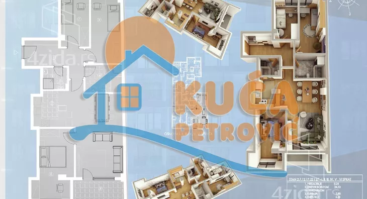 Troiposoban stan | 4zida