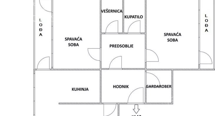 Trosoban stan | 4zida