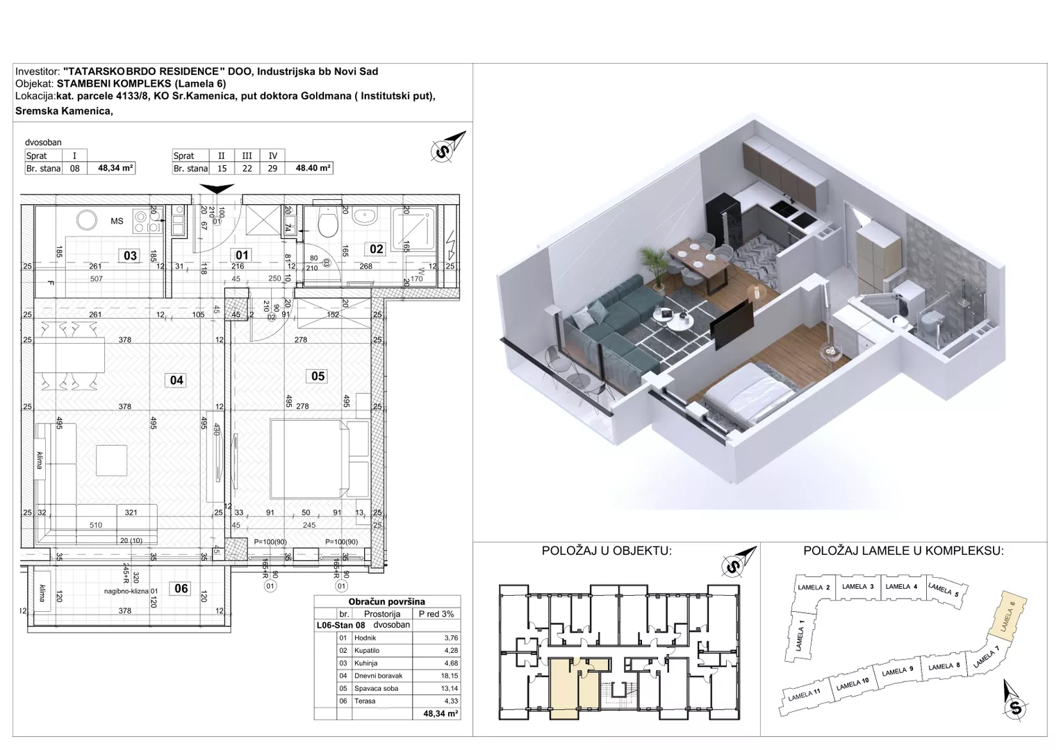 Dvosoban stan | 4zida