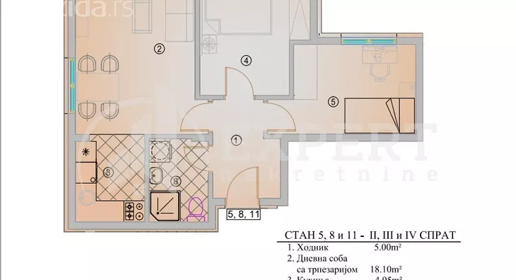 Dvoiposoban stan | 4zida