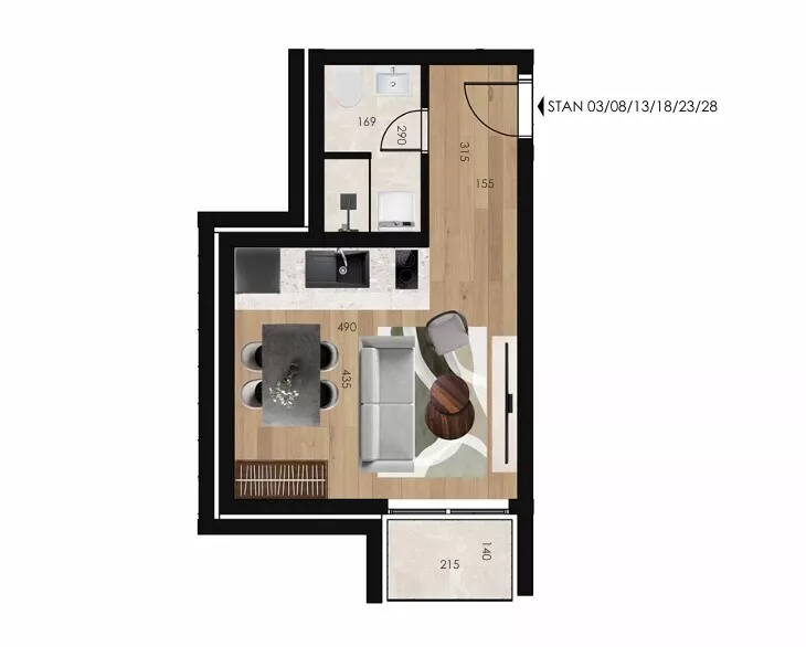 Dvosoban stan | 4zida