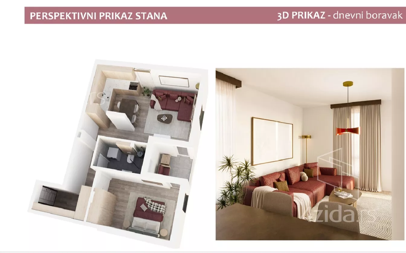 Dvosoban stan | 4zida