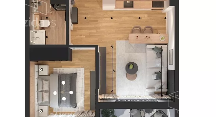 Jednosoban stan | 4zida