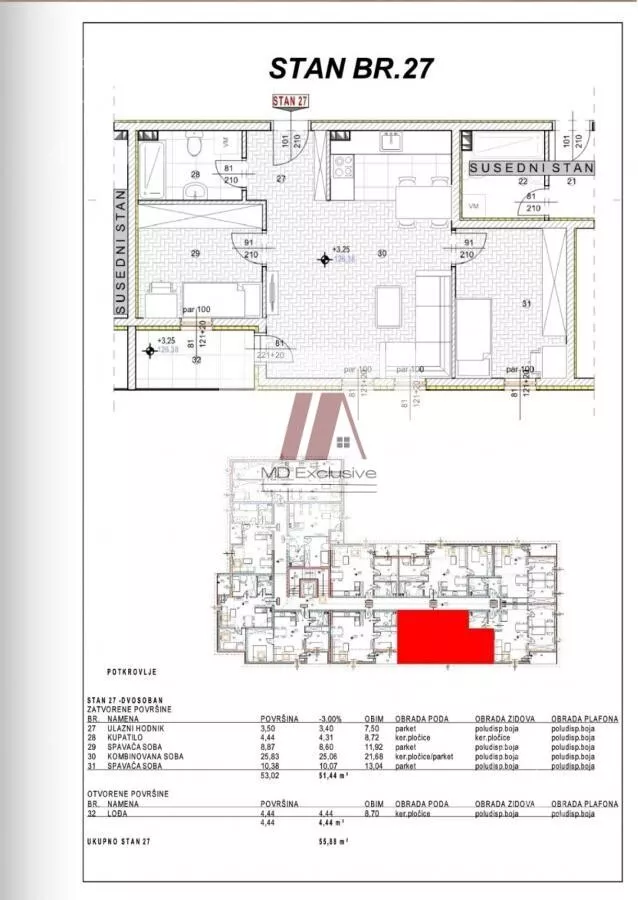 Jednoiposoban stan | 4zida