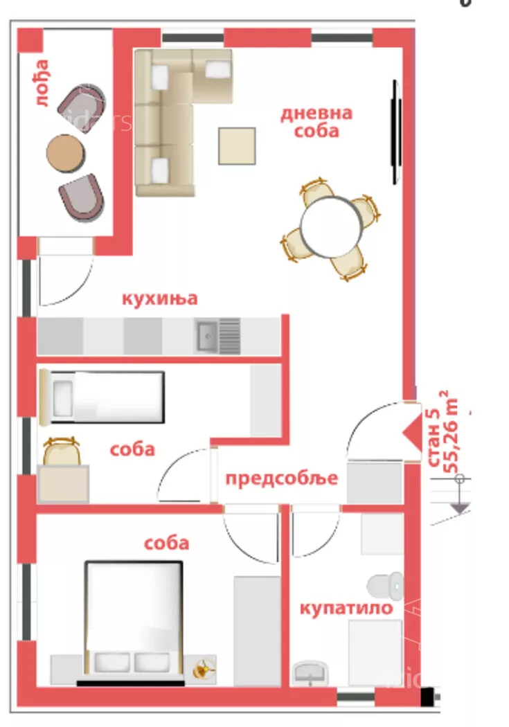 Dvoiposoban stan | 4zida