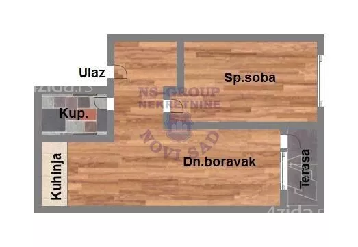 Jednoiposoban stan | 4zida