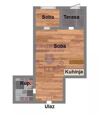 Jednoiposoban stan | 4zida