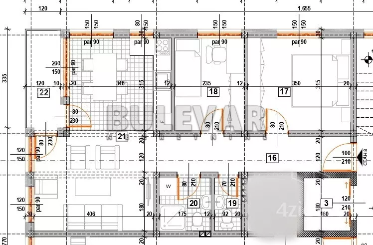 Dvoiposoban stan | 4zida
