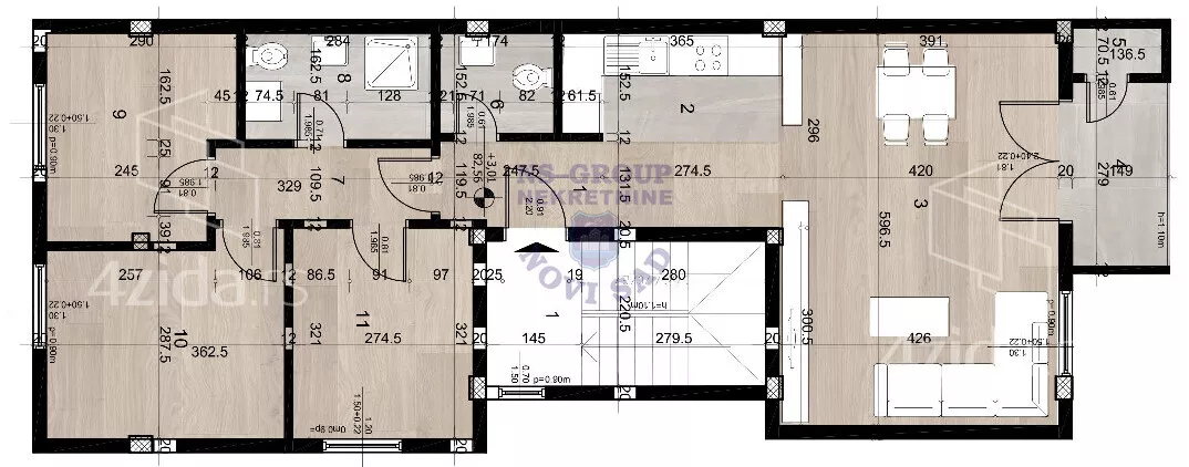 Troiposoban stan | 4zida
