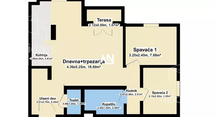 Trosoban stan | 4zida