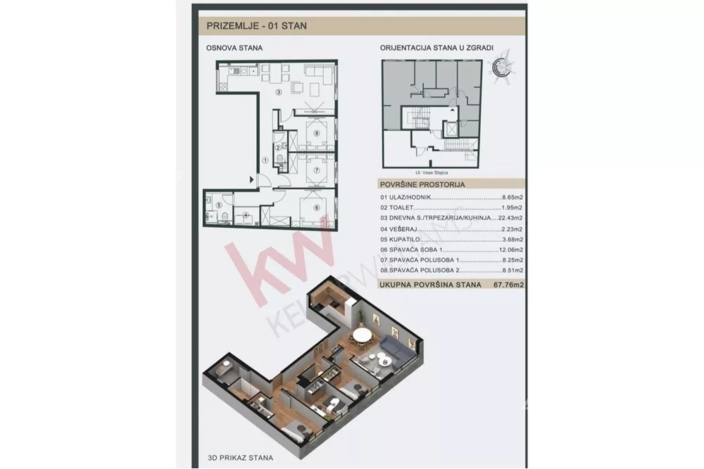Troiposoban stan | 4zida