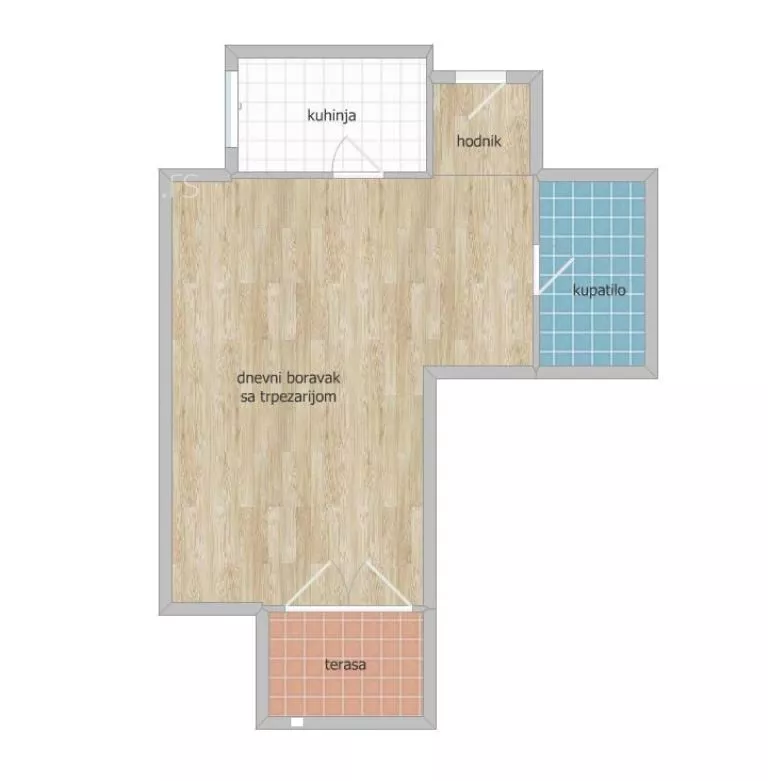 Jednosoban stan | 4zida