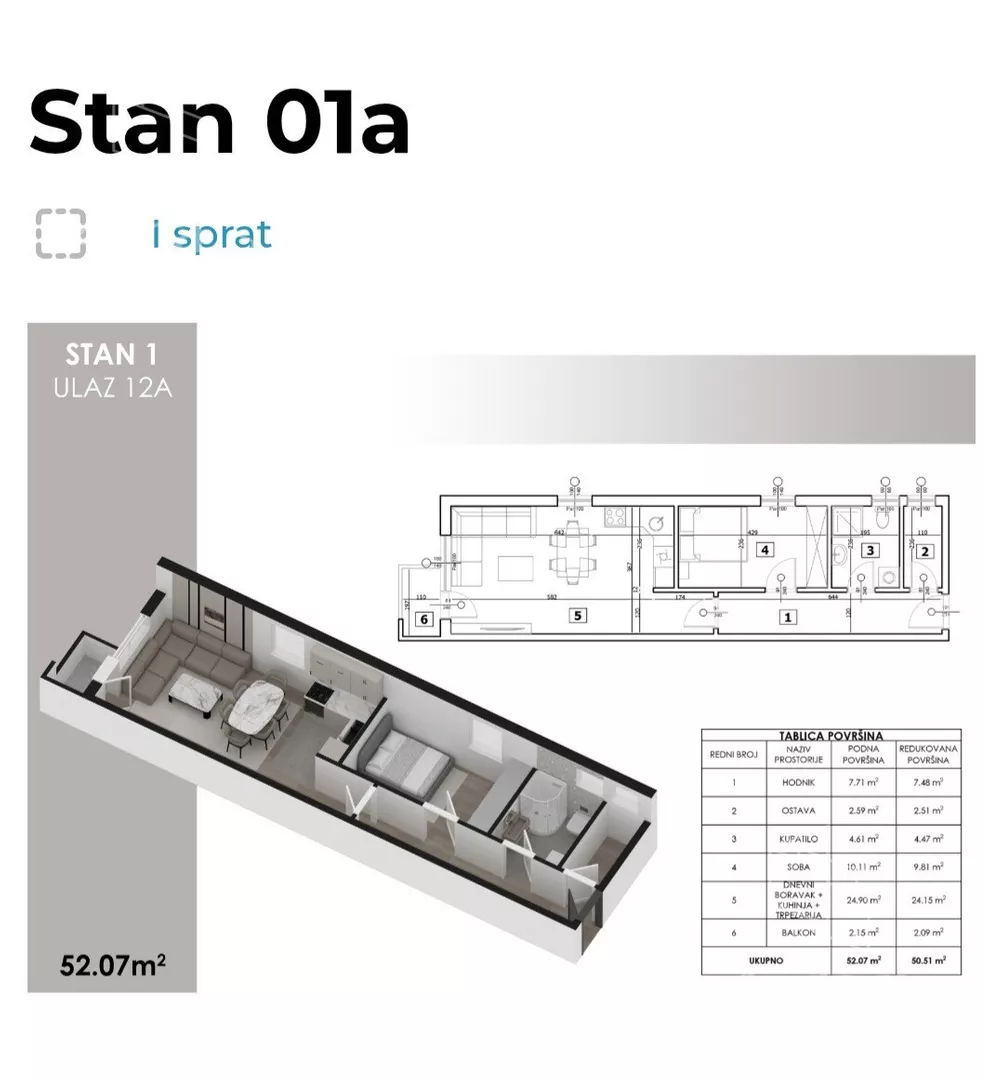 Dvosoban stan | 4zida