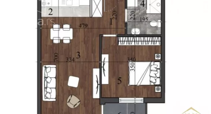 Dvosoban stan | 4zida