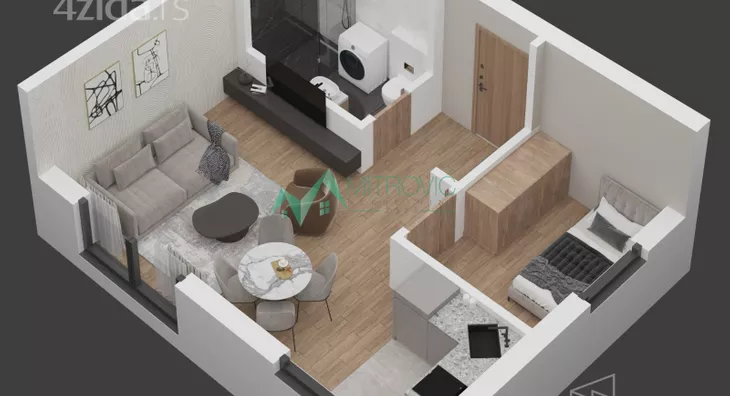 Jednoiposoban stan | 4zida