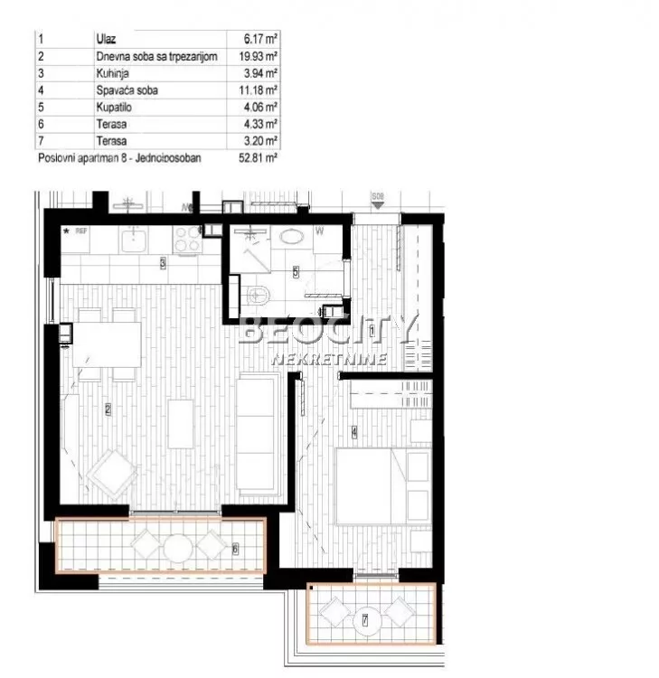 Jednoiposoban stan | 4zida