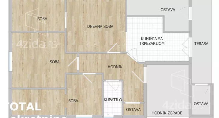 Trosoban stan | 4zida