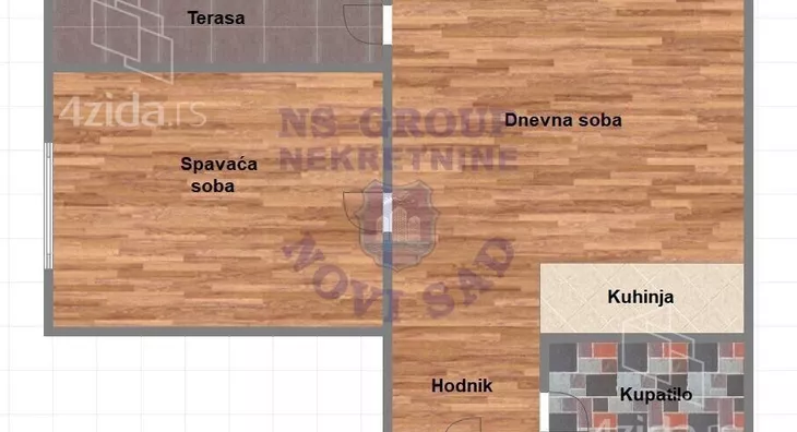 Jednoiposoban stan | 4zida