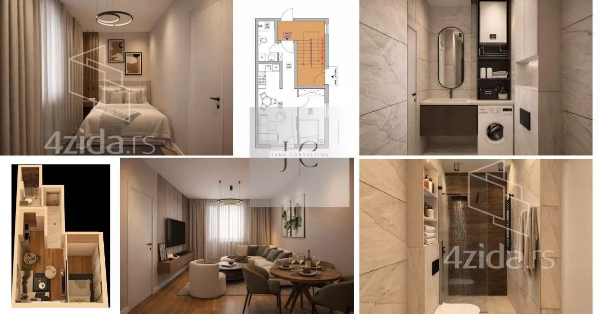 Jednoiposoban stan | 4zida