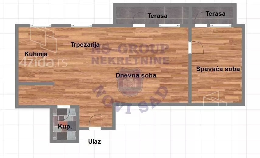 Dvosoban stan | 4zida