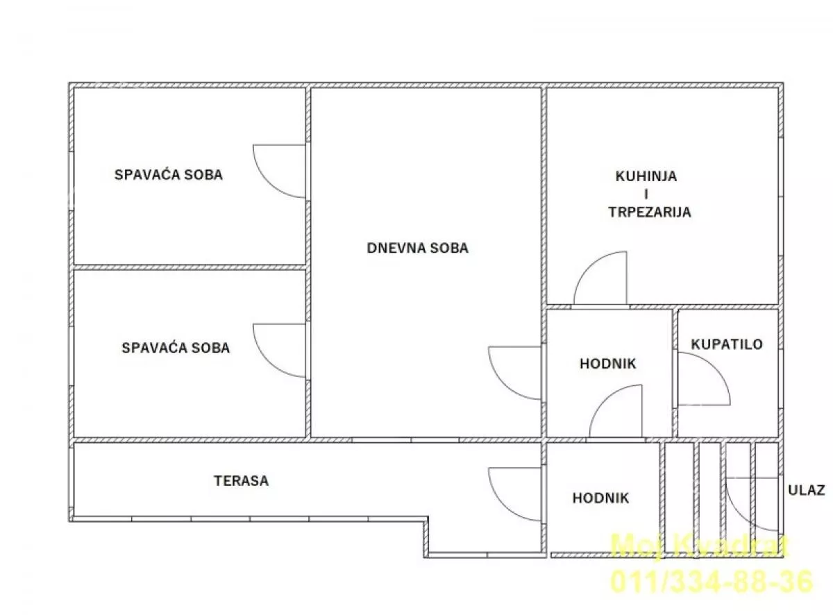 Trosoban stan | 4zida